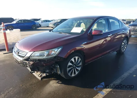 2014 Honda Accord Hybrid из США, поврежденный, VIN 1HGCR6F39EA006437